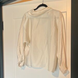 Zara Cream Satin Blouse